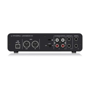 BEHRINGER U-PHORIA UMC204HD INTERFACE