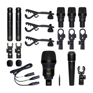 Lewitt BEATKIT PRO 7-piece drum microphone kit incl. mounts and windscreens