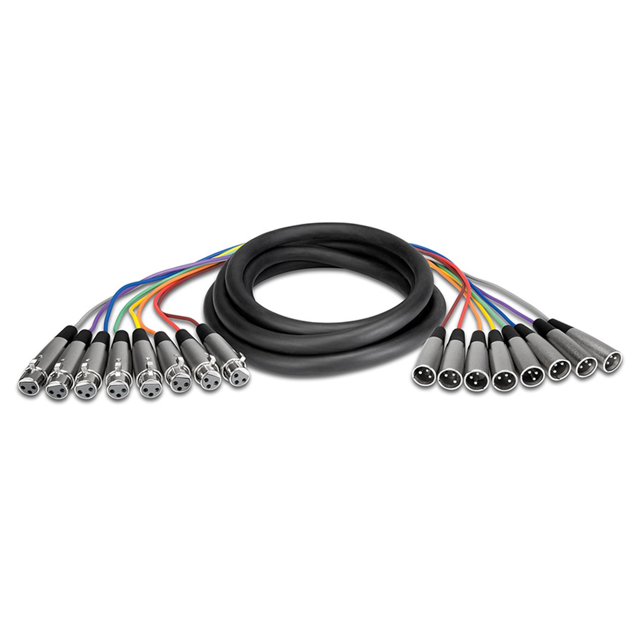 Cables & Adapters - HOSA Balanced Snake 8 X XLR3F To XLR3M