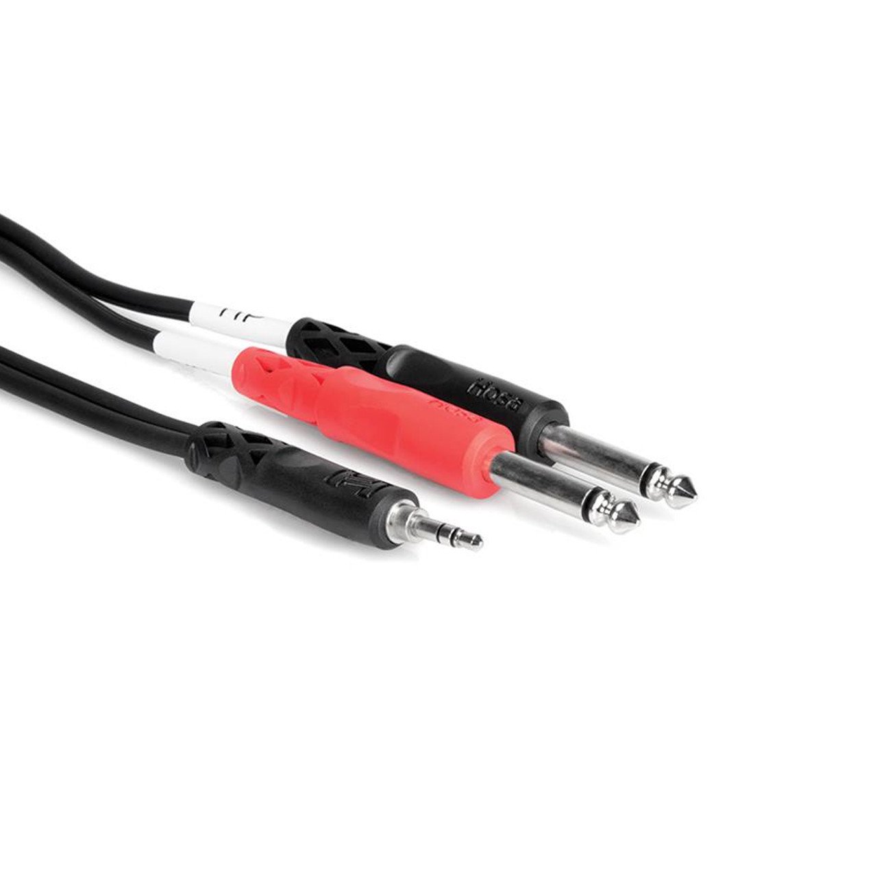 Cables & Adapters - Hosa Stereo Breakout 3.5mm TRS To Dual 1/4 Inch TS Cable