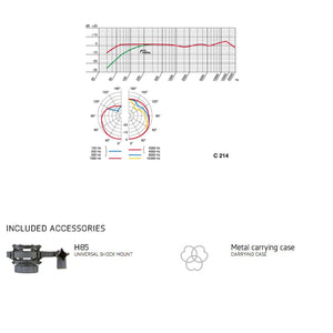 Condenser Microphones - AKG C214 Large-diaphragm Condenser Microphone
