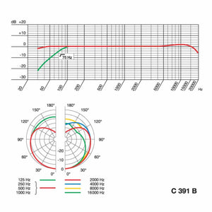Condenser Microphones - AKG C391 B Small-diaphragm Condenser Microphone