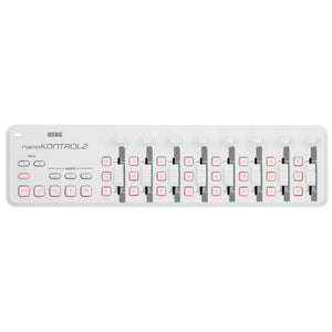 Control Surfaces - Korg NanoKONTROL 2 Slim-Line USB Control Surface WHITE