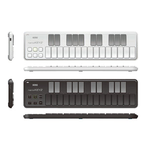Controller Keyboards - Korg NanoKEY2 25-Key Portable USB Controller Keyboard WHITE
