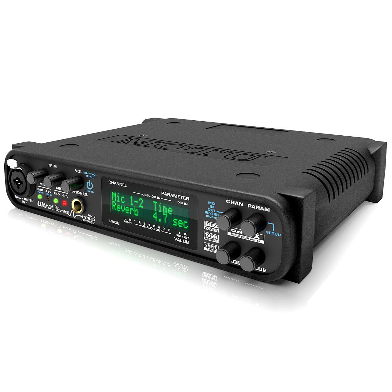 Firewire Interfaces - MOTU UltraLite-mk3 Hybrid USB & Firewire Audio Interface