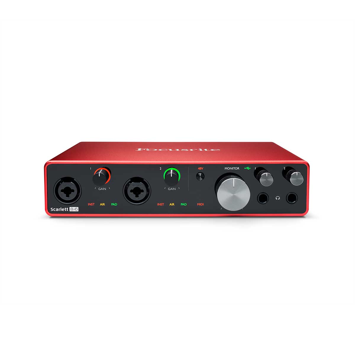 Focusrite Scarlett 8i6 (Gen 3) 8-in/6-out USB Audio Interface