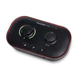 Focusrite Vocaster One podcast interface for solo content creators