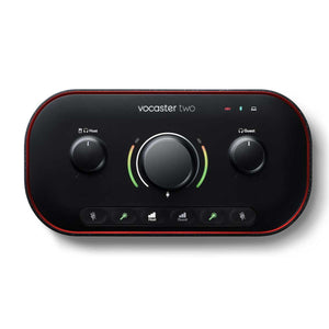 Focusrite Vocaster Two podcast interface for content creators