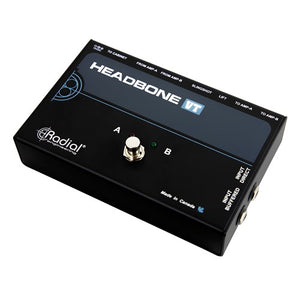 Radial Engineering Headbone VT Head switcher for 2 tube (valve) guitar amps, Slingshot remote input