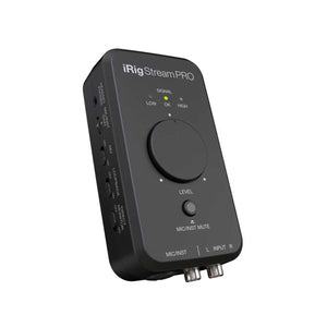 IK Multimedia iRig Stream Pro Streaming audio interface for iOS, Android, Mac/PC