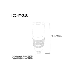 Triad-Orbit IO-R38 IO Retrofit Quick-Change Coupler, 3/8" male to IO female