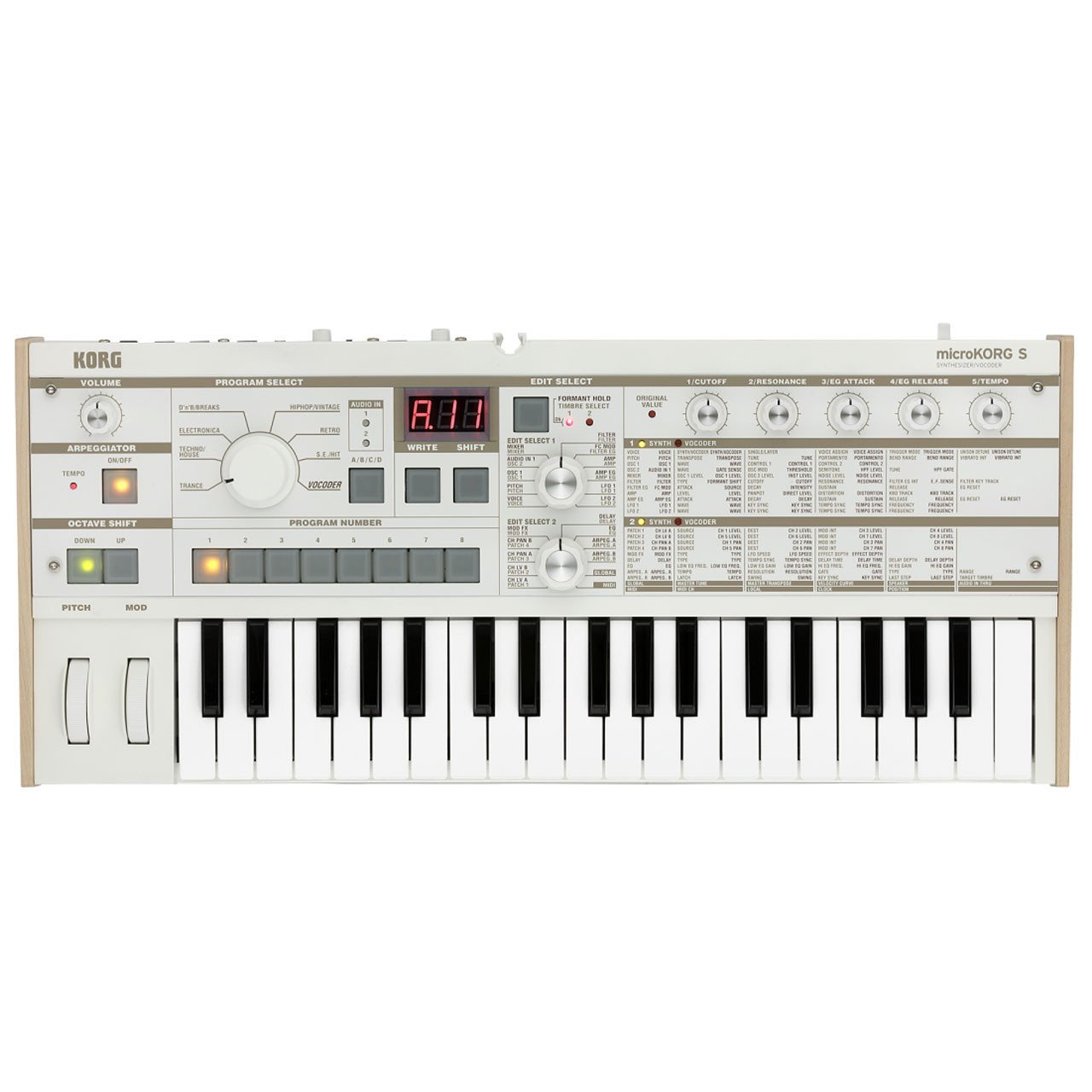 Keyboard Synthesizers - Korg MicroKORG S Synthesizer/Vocoder