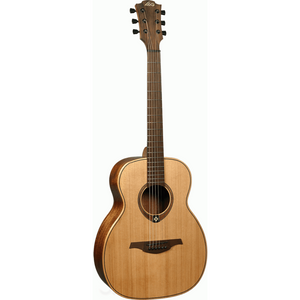 Lag Travel Guitar Red Cedar with Carry Bag