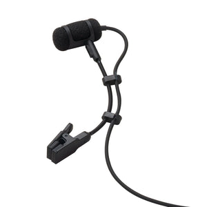 Lapel Microphones - Audio-Technica ATM350cW Cardioid Condenser Clip-on Instrument Microphone