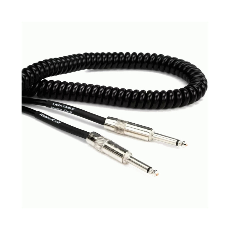 Laval Retro Coil 20Ft Straight to Straight Guitar Cable