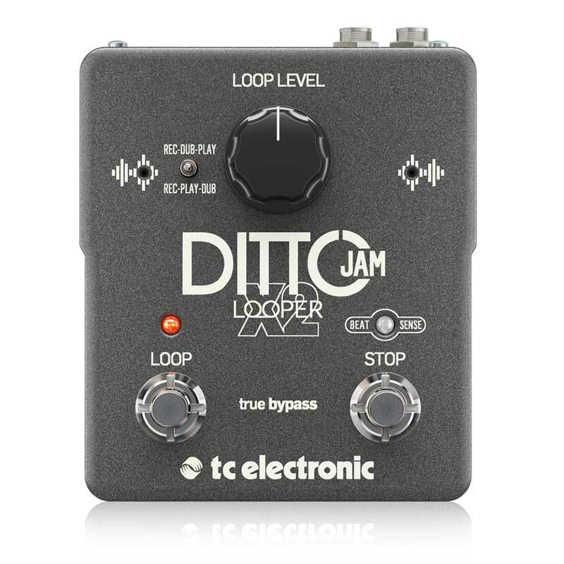 Loopers - TC Electronic Ditto Jam X2 2-switch Looper Pedal With Auto-Tempo Sync