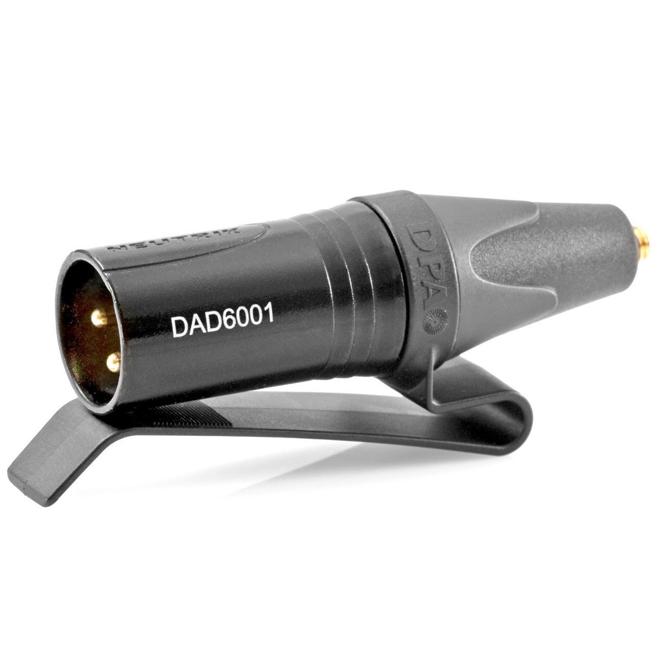 Microphone Accessories - DPA DAD6001-BC: MicroDot To 3-pin XLR (P48) W. Belt Clip