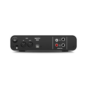 MOTU M2 USB-C Audio Interface Rear