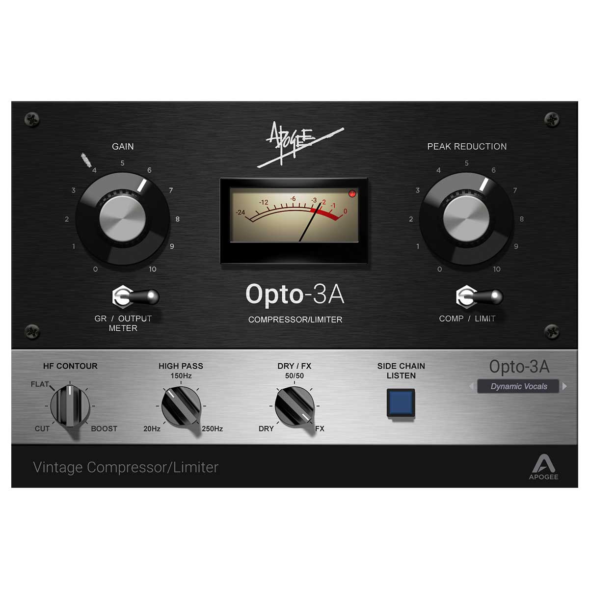 Apogee Opto-3A Vintage Optical Comp/Limiter (Serial Nr + Download)