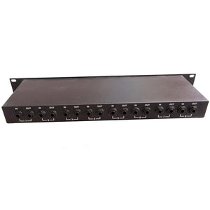 PA Accessories - EBTech Hum Eliminator 8-channel Rack-Mountable W/ TRS Connectors
