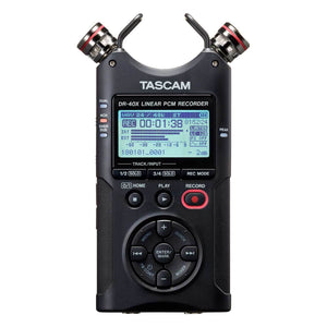 Portable Recorder - Tascam DR-40X Four Track Handheld Recorder & USB Audio Interface