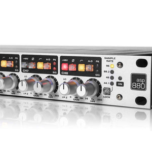Preamps/Channel Strips - Audient ASP880 8-Channel Microphone Preamplifier And ADC