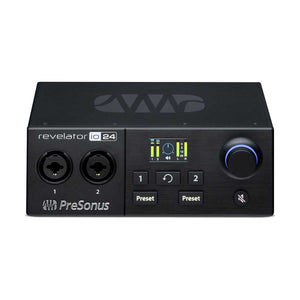 PreSonus Revelator io24 Audio Interface with FX & loopback