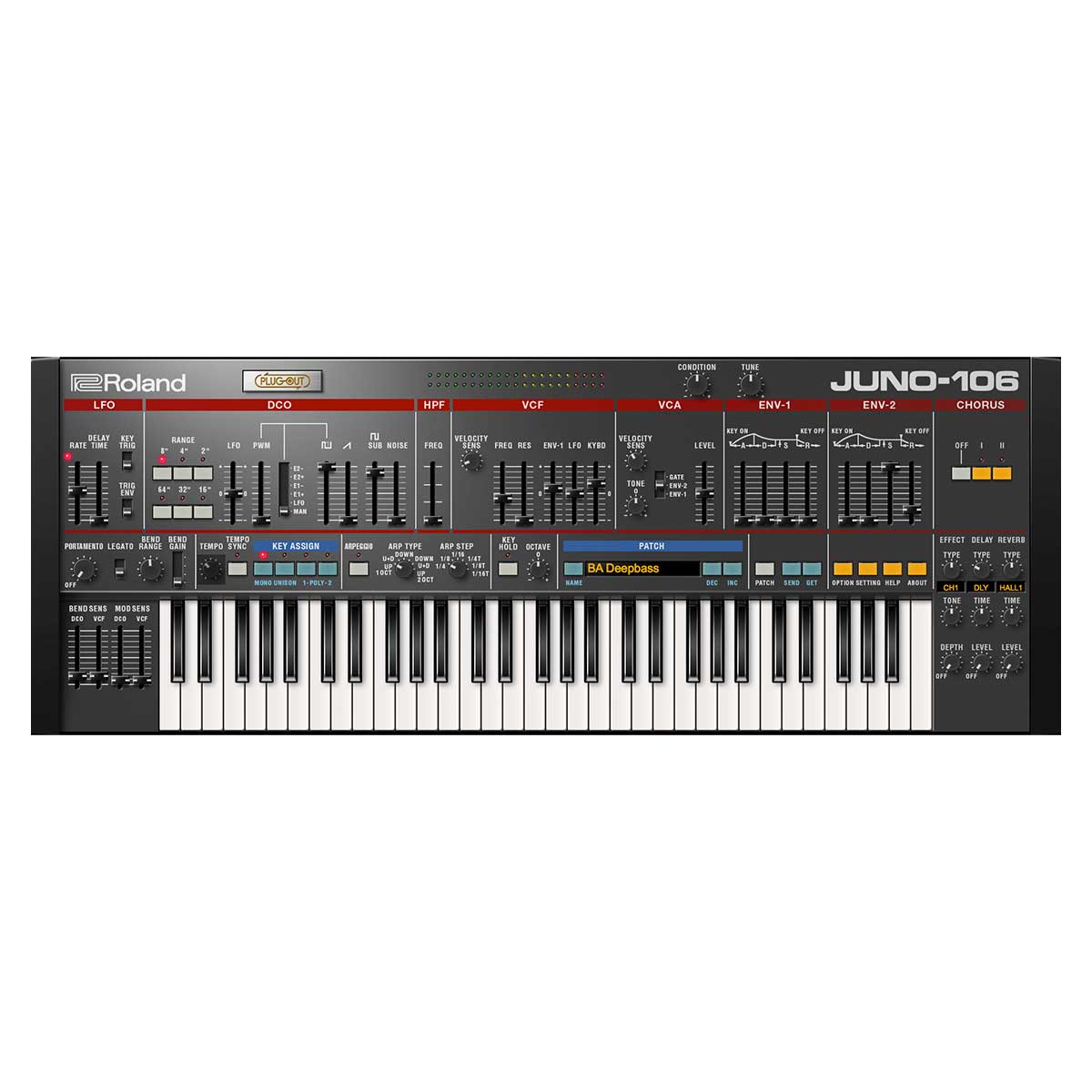 Roland Cloud Juno 106 Software Synthesizer Lifetime Key 