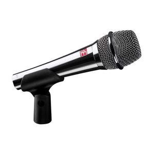 sE Electronics V7 Supercardioid Dynamic Vocal Microphone Chrome-‐plated on mic clip