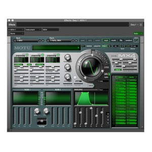 Software Instruments - MOTU MX4 Multi Synth Software Instrument