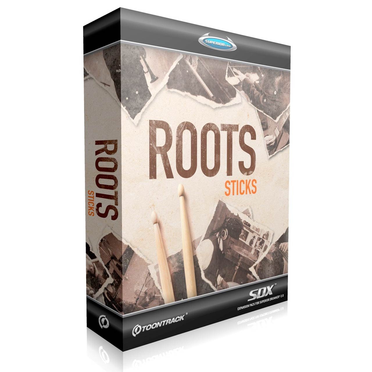 Sound Library Expansions - Toontrack Roots Sticks - SDX EXPANSION Sound Library