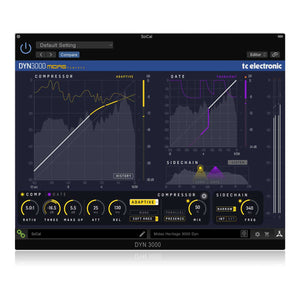TC Electronic Midas-Powered High-End Dynamics Channel Plug-In with Analog-Feel Desktop Interface