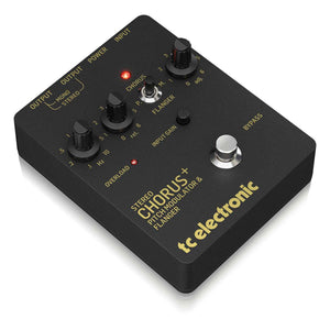 TC Electronic SCF Gold Reissue SCF Stereo Chorus Flanger Pedal with 3 Modulation Modes, Analog BBD Circuit and Preamp