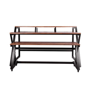 Wavebone Headquarter Z Studio Desk with Height-Adjustable Keyboard Trolley