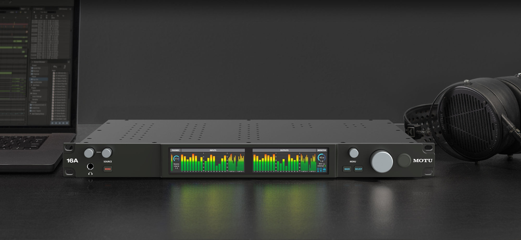 Sampling Desk MOTU Launches Redesigned 16A Interface with Thunderbolt 4/USB4 - Sounds ...