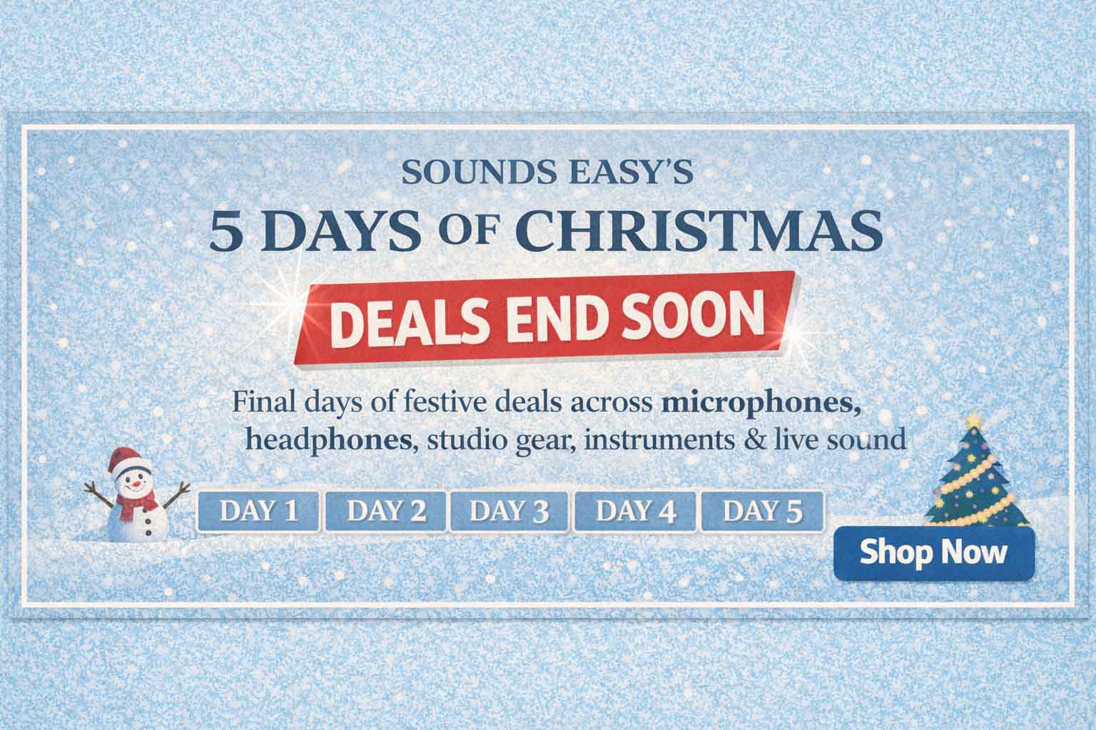 5 Days of Christmas Sale!