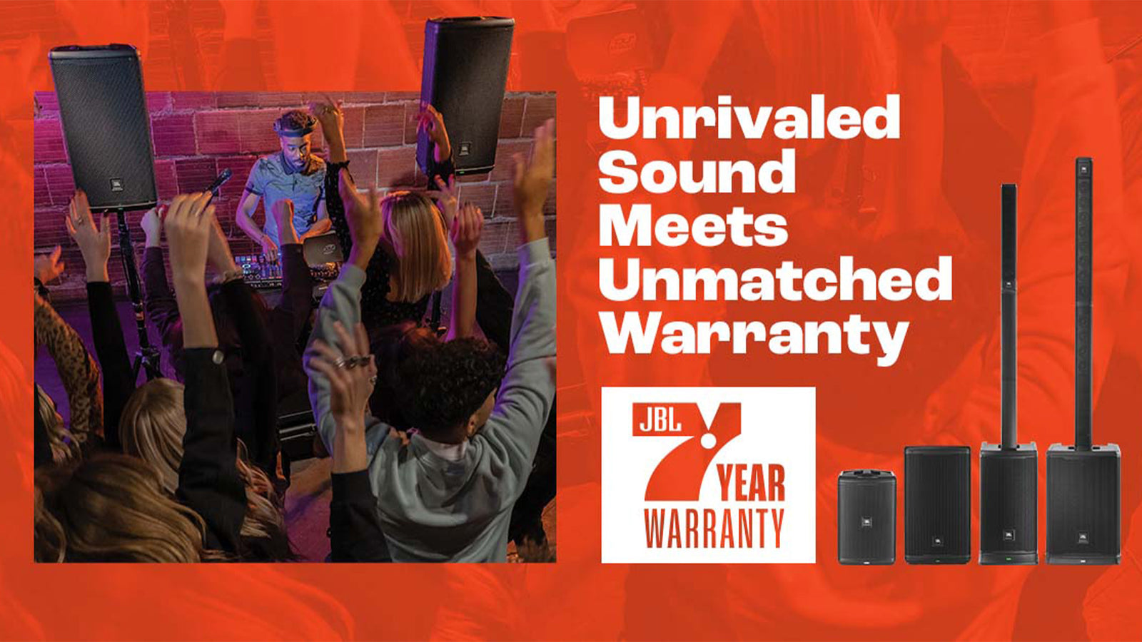JBL 7 Year Warranty on Select Models