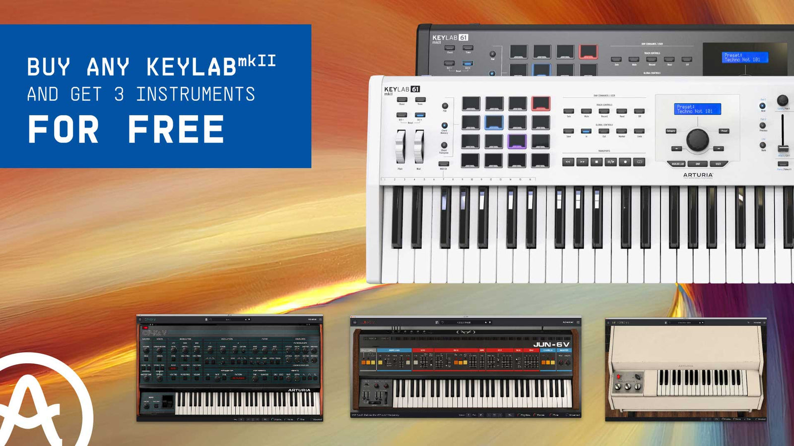 Arturia KeyLab MkII All-Time Studio Classics Bundle Promotion