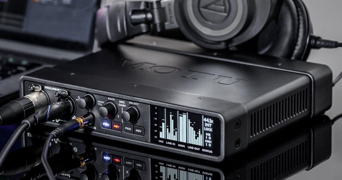 New MOTU UltraLite-mk5 USB Audio Interface redesigned from the ground up
