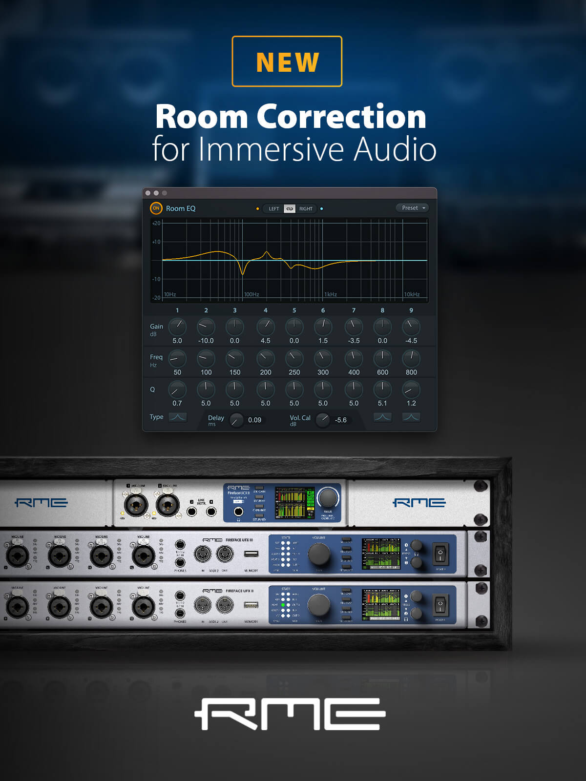 RME announced room correction for Immersive Audio f
