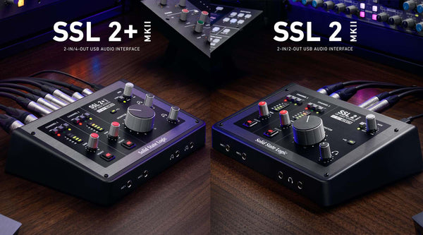 Solid State Logic SSL 2 and SSL2+ MKII Interfaces announced - Sounds Easy