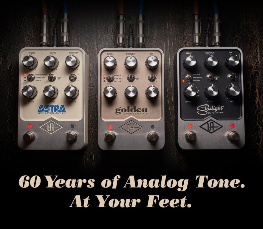 Universal Audio Announces UAFX Guitar Pedals