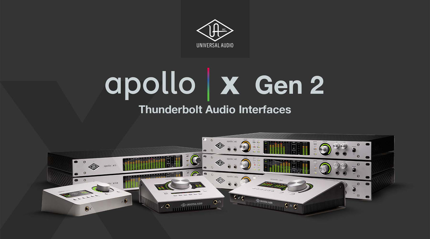Universal Audio Apollo X 2nd Gen Interfaces Announced - Sounds Easy