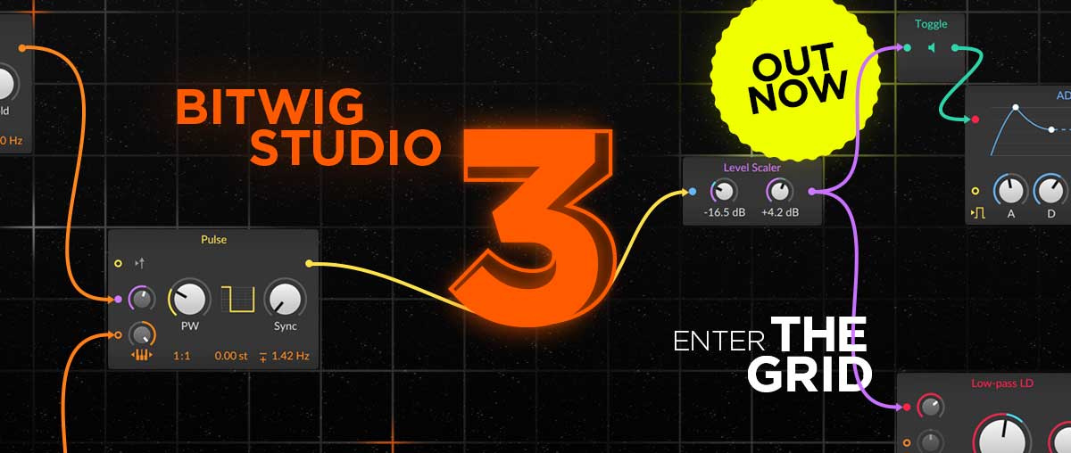 Bitwig Studio 3.0 Out now!