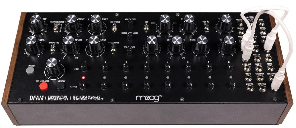 Moog give you drums, from another mother of course.
