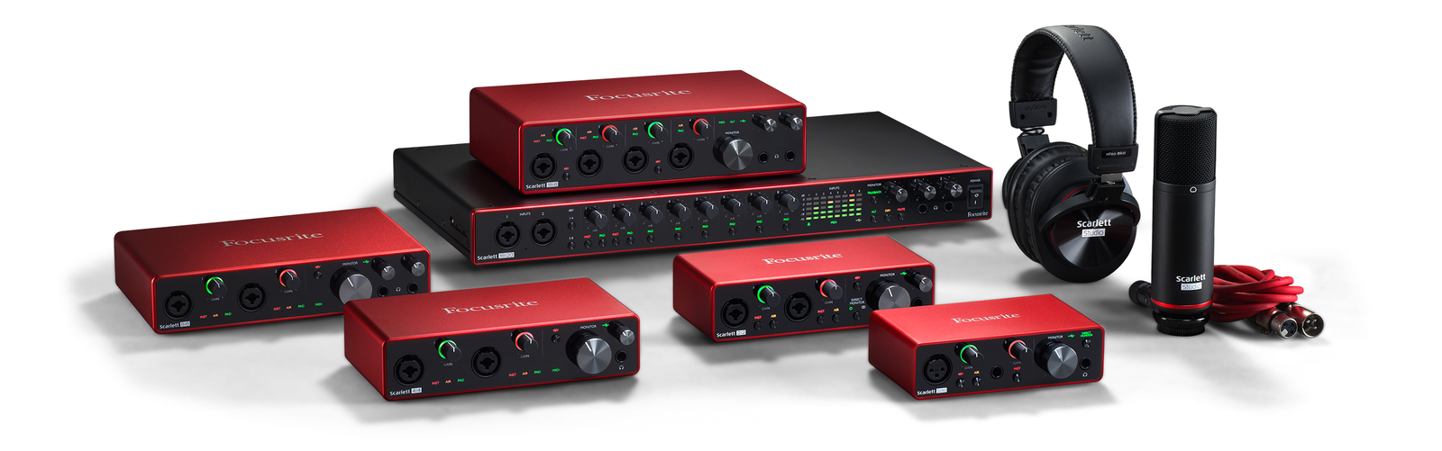 Focusrite Scarlett Audio Interfaces 3rd generation