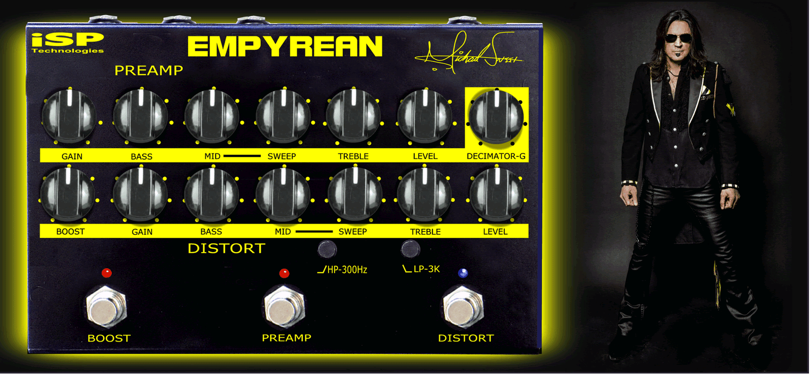 Unleash Michael Sweet's Ultimate Tone Machine with the EMPYREAN PREAMP PEDAL