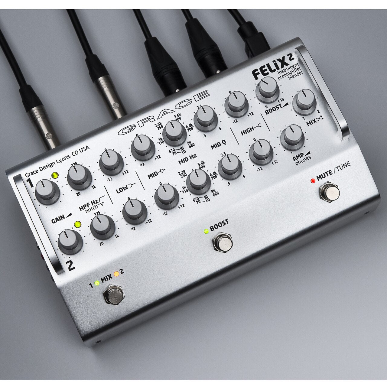 Grace Designs FELiX2 Instrument Preamplifier (Silver)