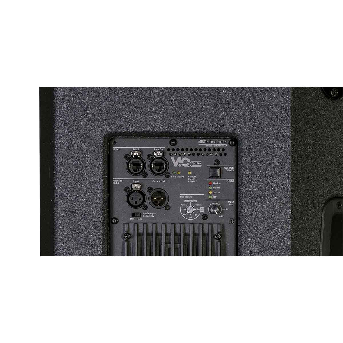 DB Technologies VIO X12 2 Way active speaker. 12" LF + 1.4" HF. 900W RMS digipro® G3 & RDNet onboard