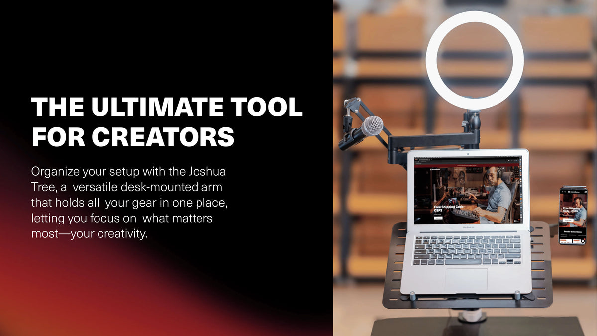 Wavebone Joshua Tree 4-in-1 Streaming stand for Content Creators